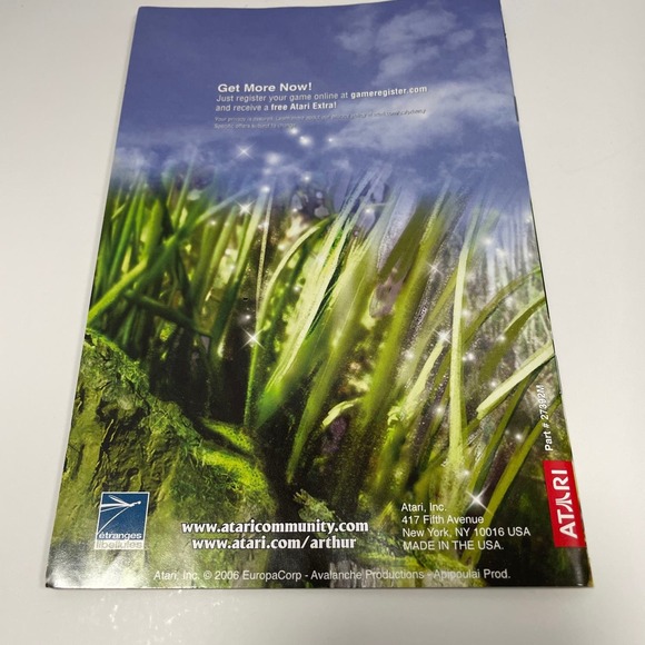 Arthur And The Invisibles The Game 27392SP PC DVD-ROM Atari w/Manual - Picture 5 of 8